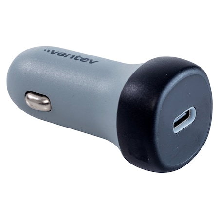 30W USB C PPS Car Charger, Dark Gray